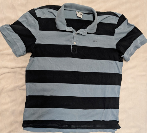 Lacoste vintage washed striped - vintage,