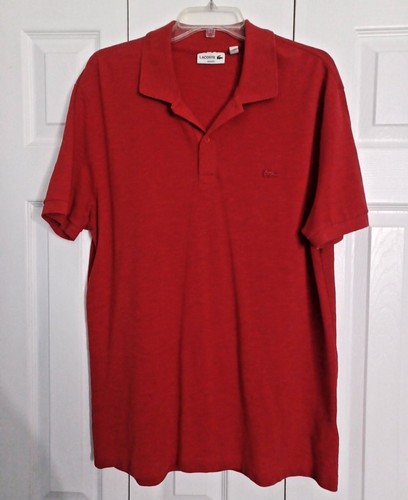 Lacoste polo shirt - mens, red