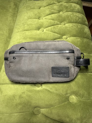 Vintage gray canvas lacoste