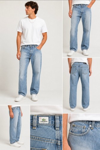 Vintage lacoste men jeans - vintage,