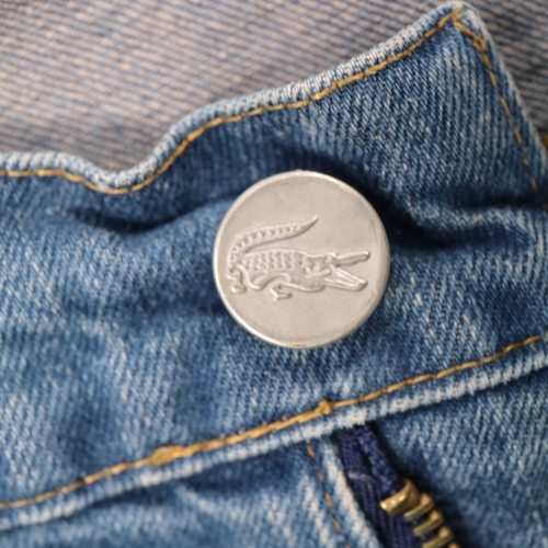 Vintage lacoste denim shorts - lacoste,