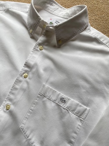 Lacoste vintage wash white - vintage,